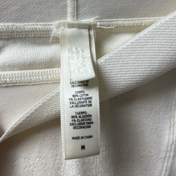 SKIMS LOGO POINTELLE LEGGINGS WOMENS SIZE LARGE - Picture 4 of 4